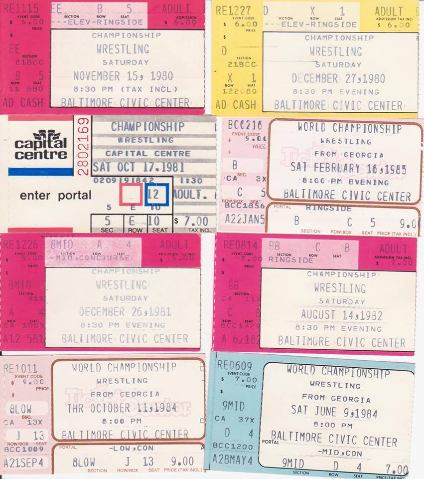 Vintage Pro Wrestling Flyers, ticket stubs, newspaper clippings and more